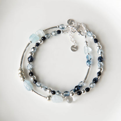 Blue Morganite Bracelet (OOAK)