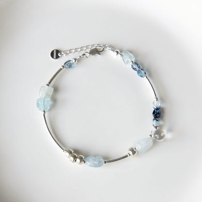 Blue Morganite Bracelet (OOAK)