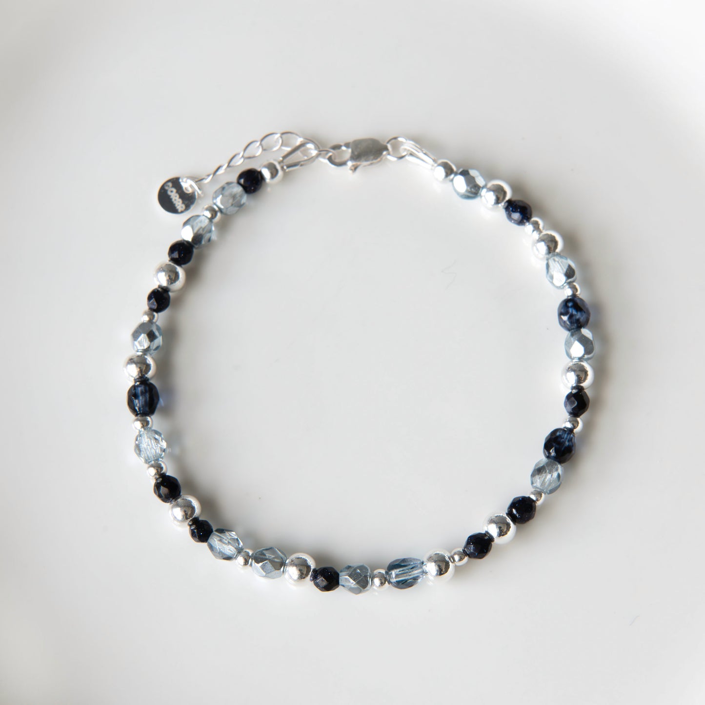 Blue and Silver Bracelet