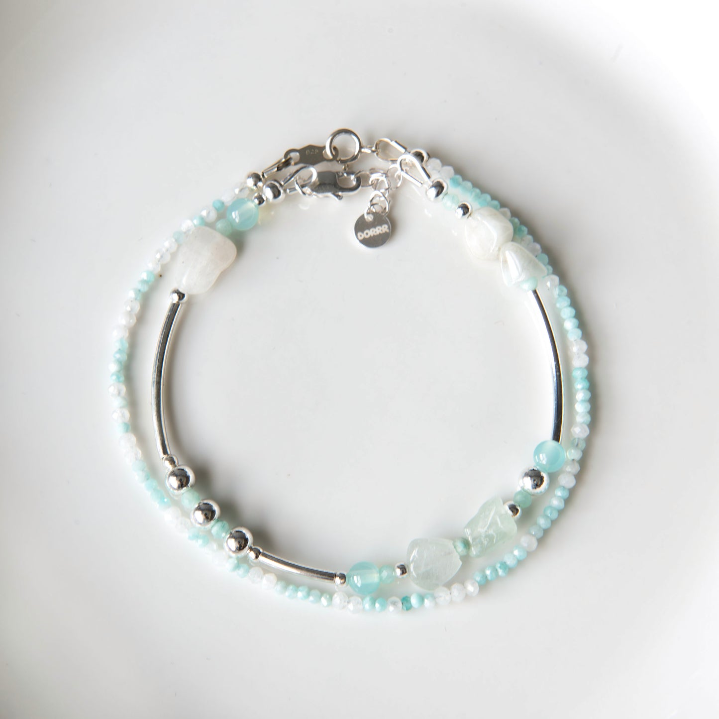 Turquoise Morganite Bracelet (OOAK)